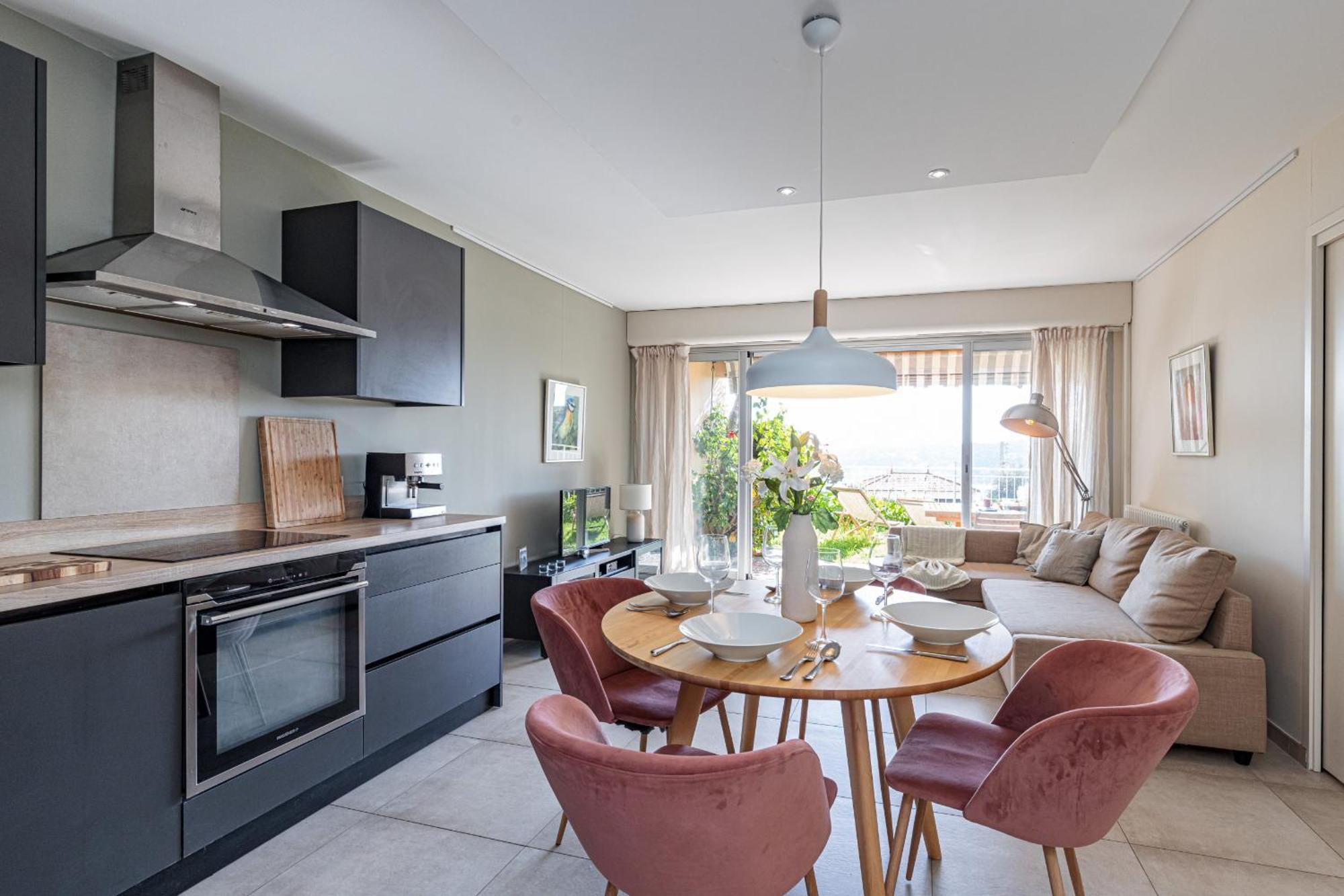 2 Bdr Villefranche-Sur-Mer Sea View Parking And Swimming Pool ภายนอก รูปภาพ